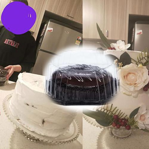 Aussie Bride Makes Amazing Wedding Cake Using $4 Woolies Cakes