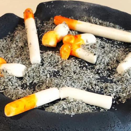 Woman Makes A 'Dirty Ashtray' Cake For Her Father's Birthday