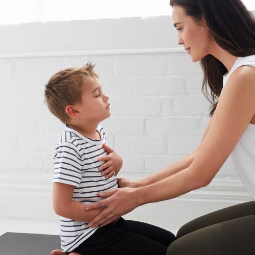 The Amazing Breathing Technique Megan Gale Uses To Calm Her Son