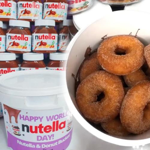 You Can Get A Nutella Donut Bucket For World Nutella Day And We’re Literally Drooling