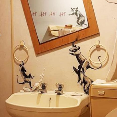 Banksy Reveals Latest Artwork As He "Works From Home"