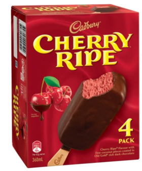Cherry Ripe Is Now Available In Ice Cream Form So You Can Satisfy All Your Cravings At Once