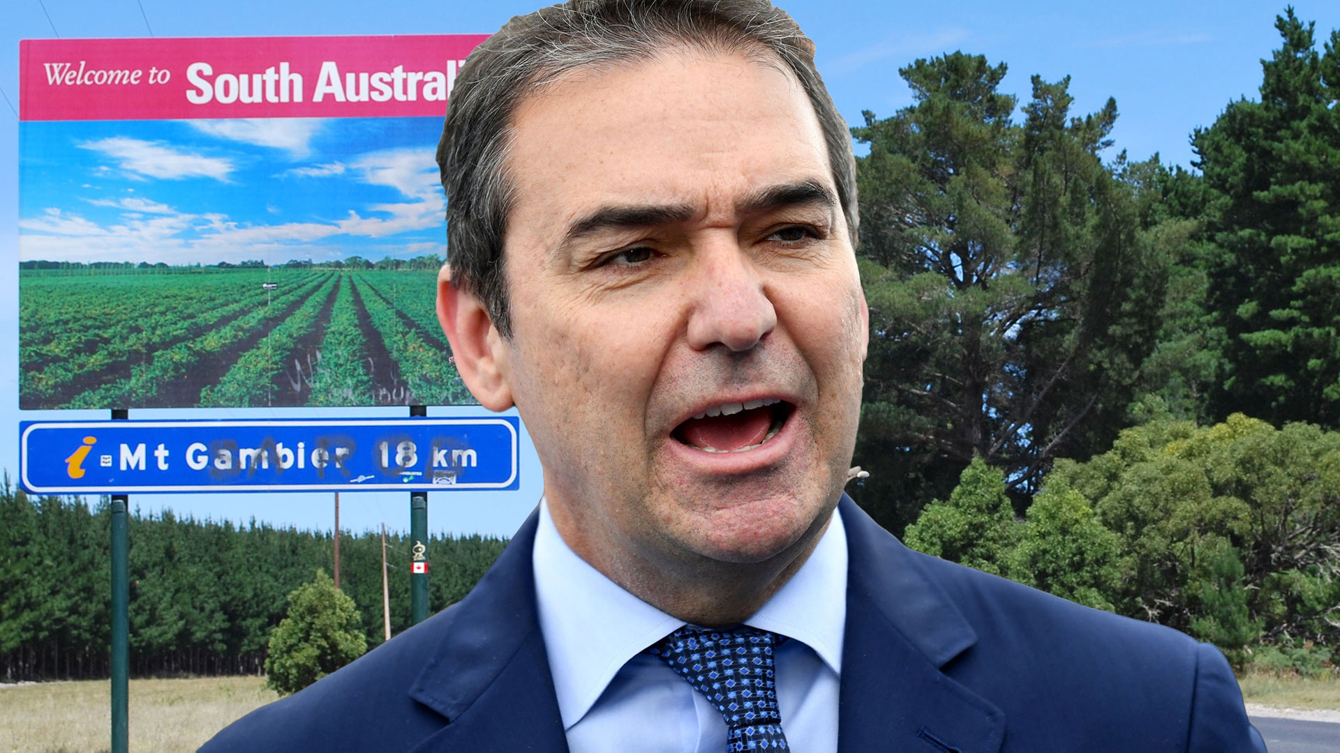 The Premier Lets Us Know How Far Away The NSW Border Is ...