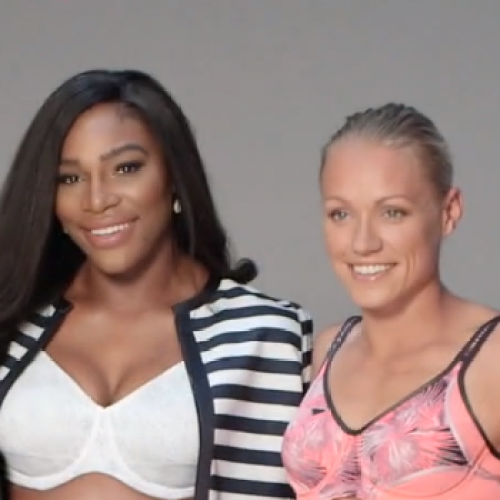 Erin Phillips Hangs Out With Serena Williams Semi-Naked