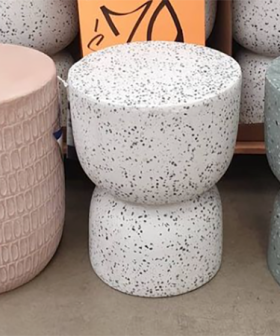 You Can Now Snap Up Marble-Style Terazzo Ceramic Stools At Bunnings For $79