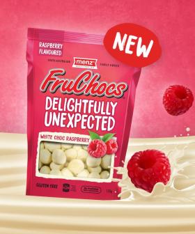South Australia's FruChocs Have Released A White Choc Raspberry Flavour!