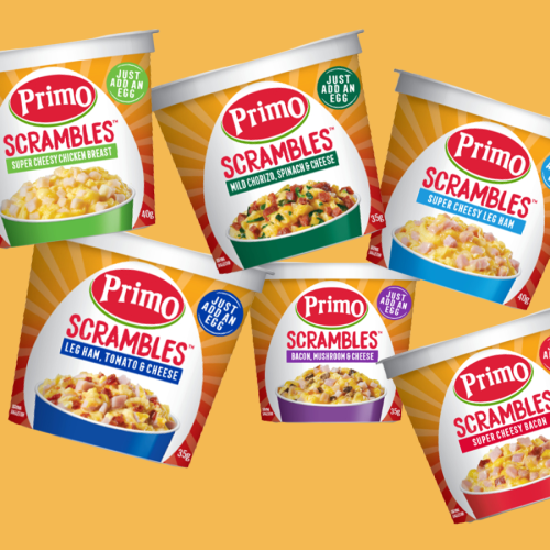 'Just Add An Egg' Primo's Launched Instant Scrambled Egg Cups!