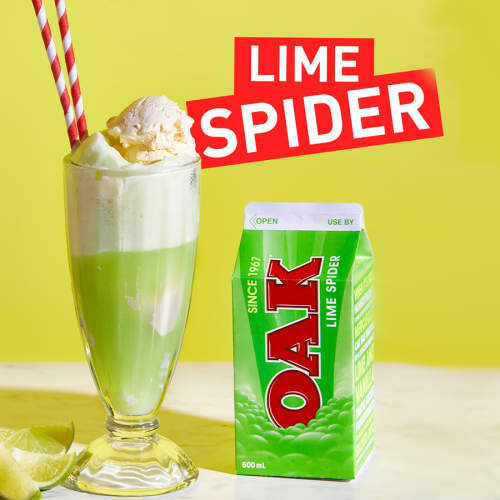 Oak's Re-Releasing Cult Fave 'Lime Spider' Flavoured Milk For A Limited Time!