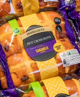 Woolworths Joins Forces With Cadbury To Create Caramilk Hot Cross Buns!