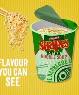 Arnott’s Tease BBQ Shapes-Flavoured Noodles & Now The Internet Wants Them For Real