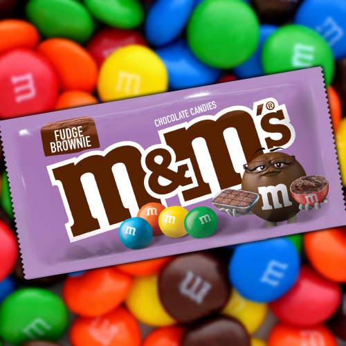 Two GREAT Things Coming Together... M&M's & FUDGE BROWNIES!
