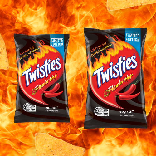 Twisties LIMITED EDITION Flavour 'Doritos Flamin' Hot Cheese Supreme' To Be Released!