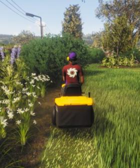 Check Out The 'Lawn Mowing Simulator' Video Game That's Looks Chill AF