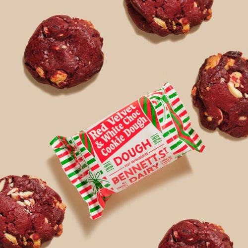 Up Your Festive Baking Game With This Red Velvet & White Chocolate Cookie Dough