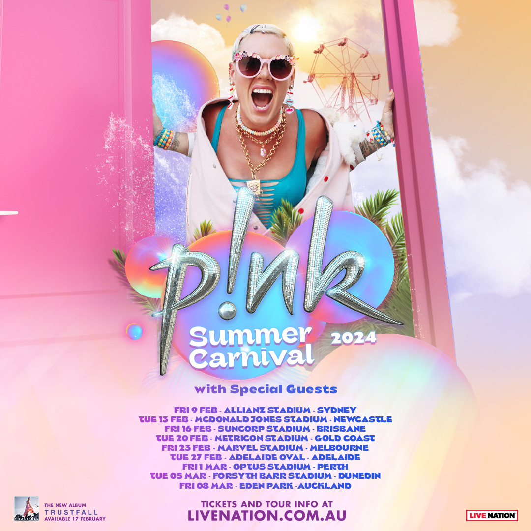 pink new tour setlist