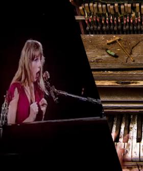 Watch Taylor Swift React To Her Piano Being Haunted