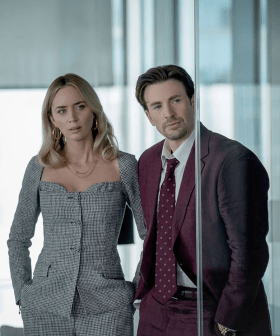 Emily Blunt And Chris Evans' New Movie Looks Like A Wild Ride