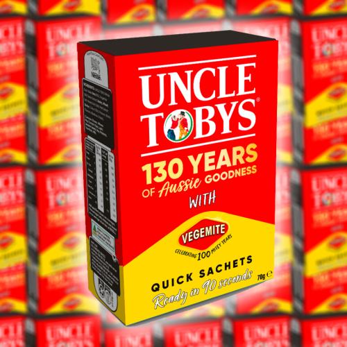 Would You Eat Vegemite-Flavoured Oats? Uncle Tobys Just Unveiled This Aussie-As Brekky Idea