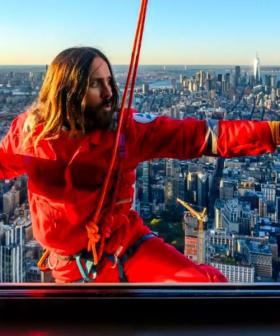 Jared Leto Climbs Empire State Building For 30 Seconds To Mars Tour Announcement