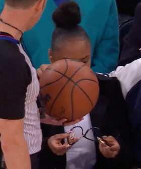 Jennifer Hudson Gets Hit in the Face by Basketball at Knicks Game
