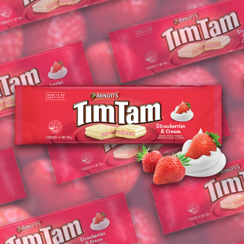 Drop Everything – Tim Tam Have Released a Brand-New Strawberries & Cream Flavour!